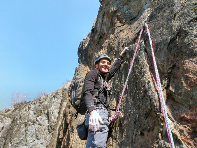 Jannu 023.jpg - Ah le sourire de Flo en dit long sur notre belle r�ussite...